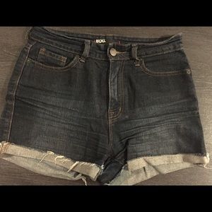 BDG Dark Denim Shorts